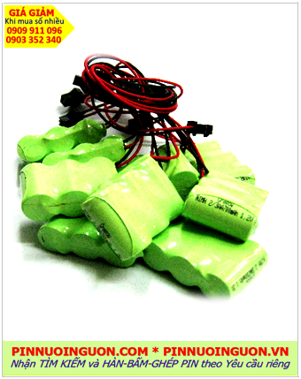 Pin sạc 3.6v 2/3AA 700mAh; Pin đèn Exit thoát hiểm 3.6v 2/3AA 700mAh; Pin đèn sự cố khẩn cấp 3.6v 2/3AA 700mAh 
